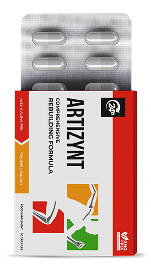 ArtiZynt Produktverpackung mit Kapselblister